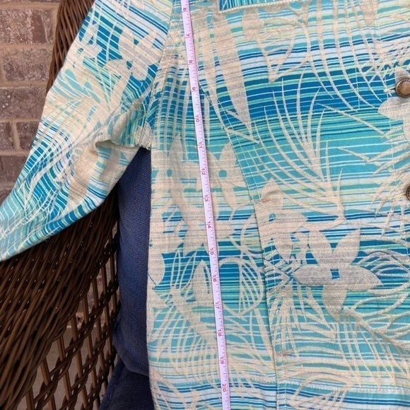 Jamaica Bay Floral Print Button Front Jacket PXL - Picture 12 of 12